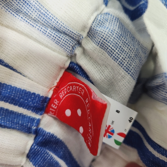 Anthropologie Red Carter Paris Pants Beach Wide Leg Pants linen blend size XS/4 - Picture 6 of 13